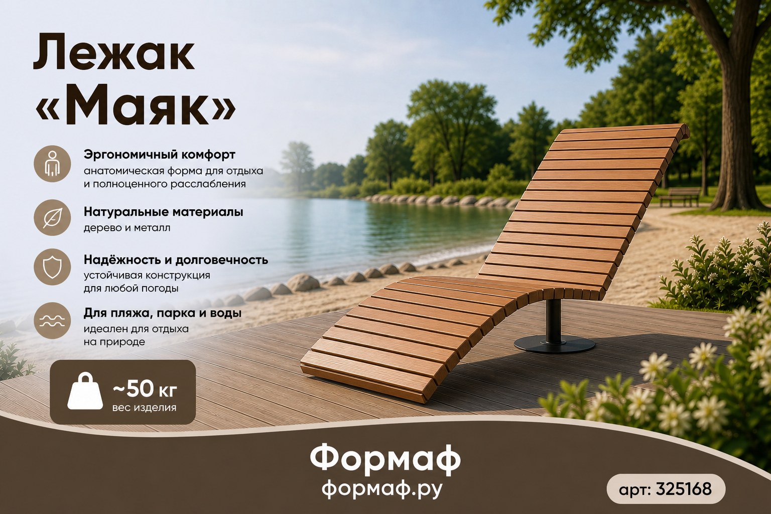 Лежак «Маяк»