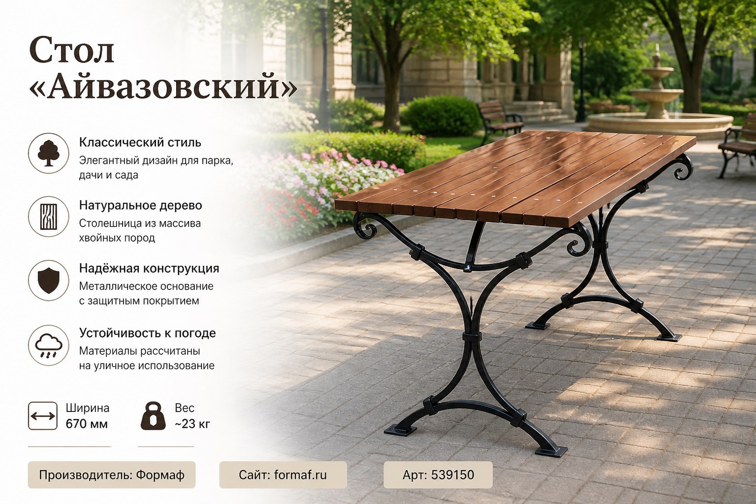 Стол «Айвазовский»