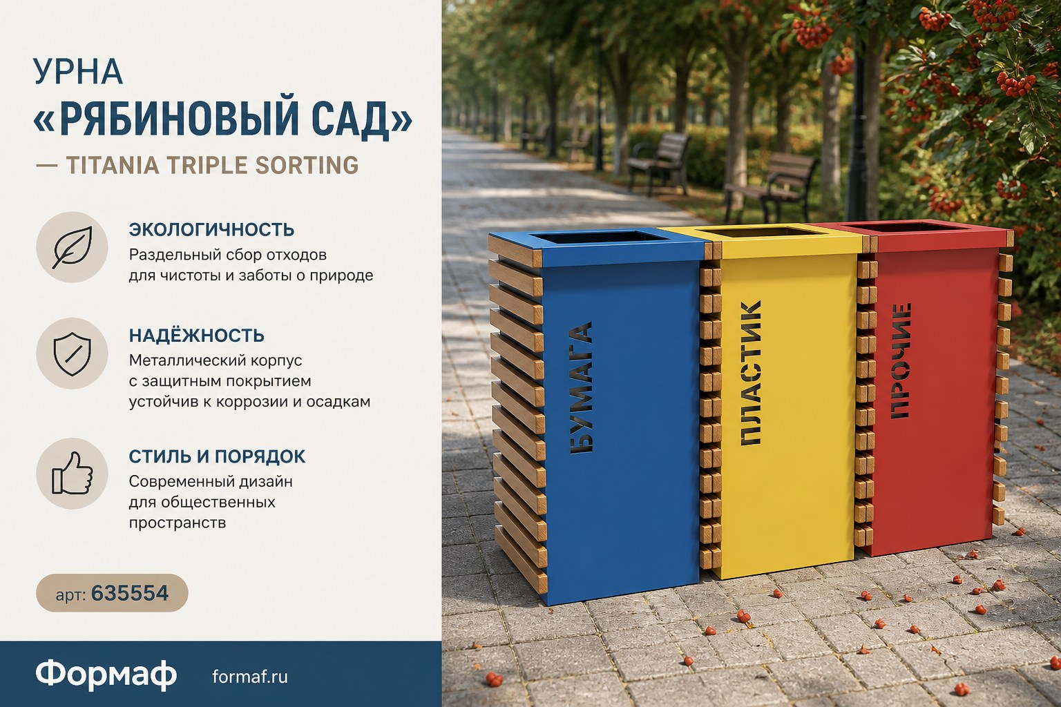Урна «Рябиновый сад»