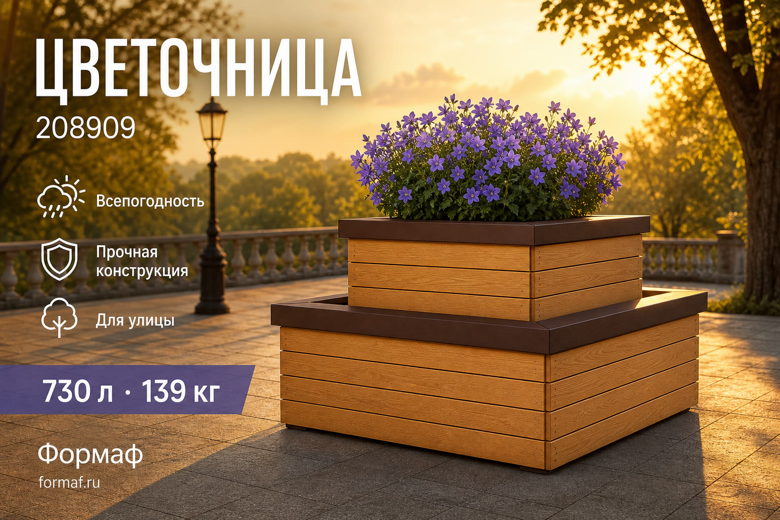 Цветочница «Кадка» — карточка