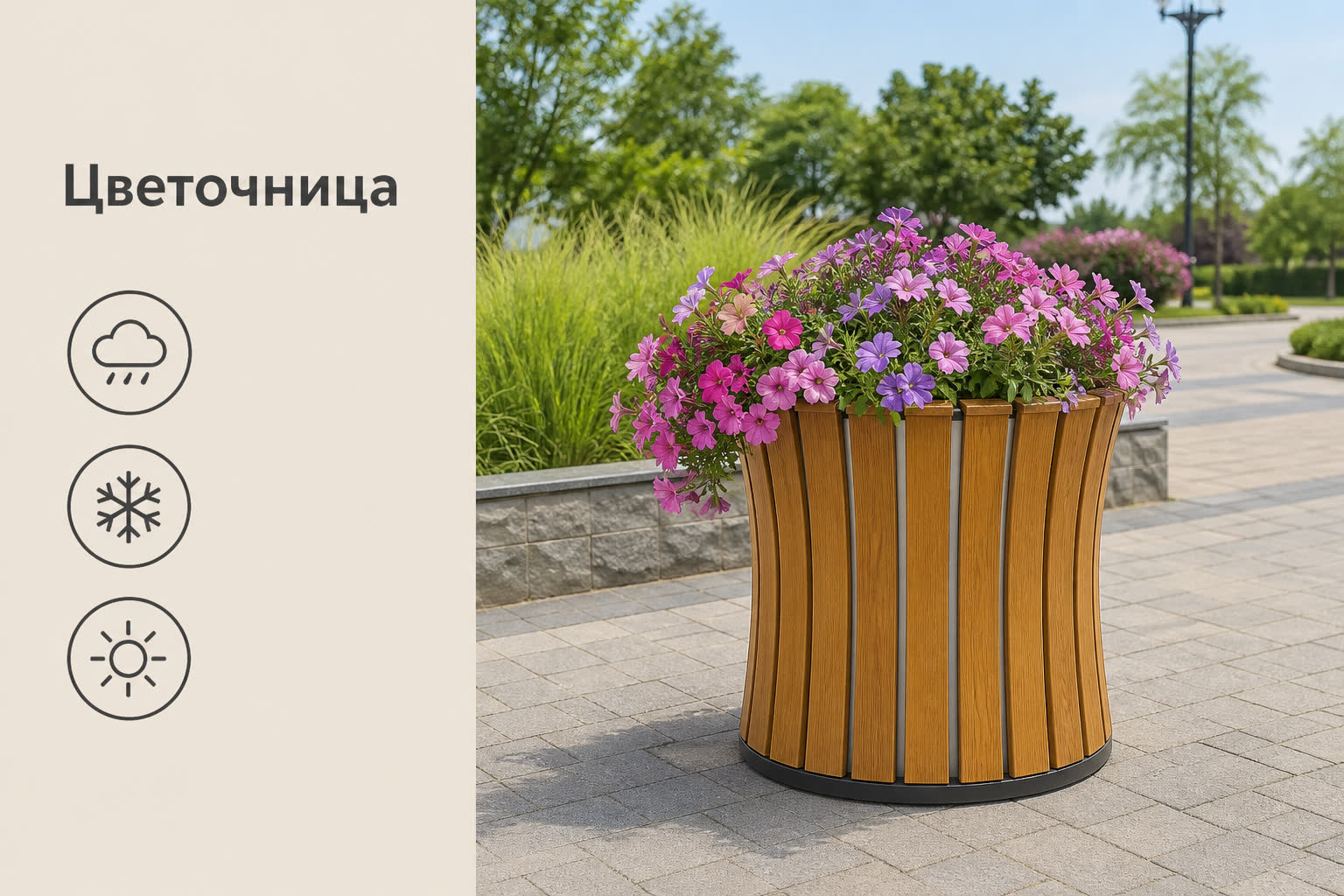 Цветочница «Чаша» — карточка