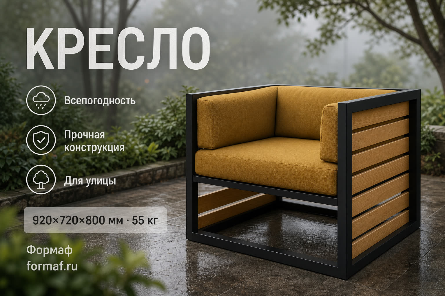 Кресло «Набережная» — карточка