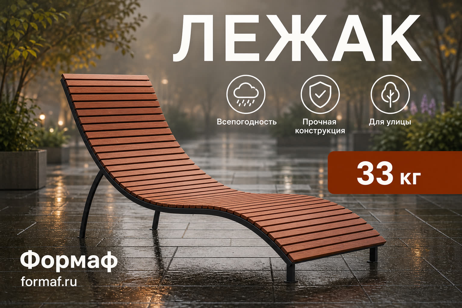 Лежак «Гамак» — карточка